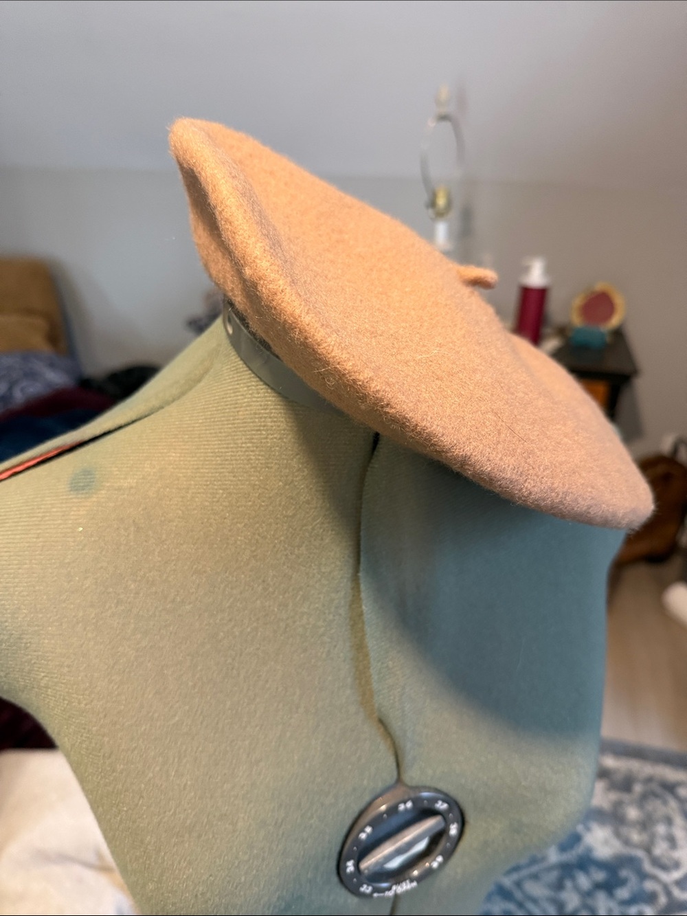 Isaac Mizrahi Tan Wool Beret